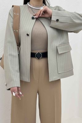 کت یقه گرد دو جیب پاکتی مازراتی دیپلمات 