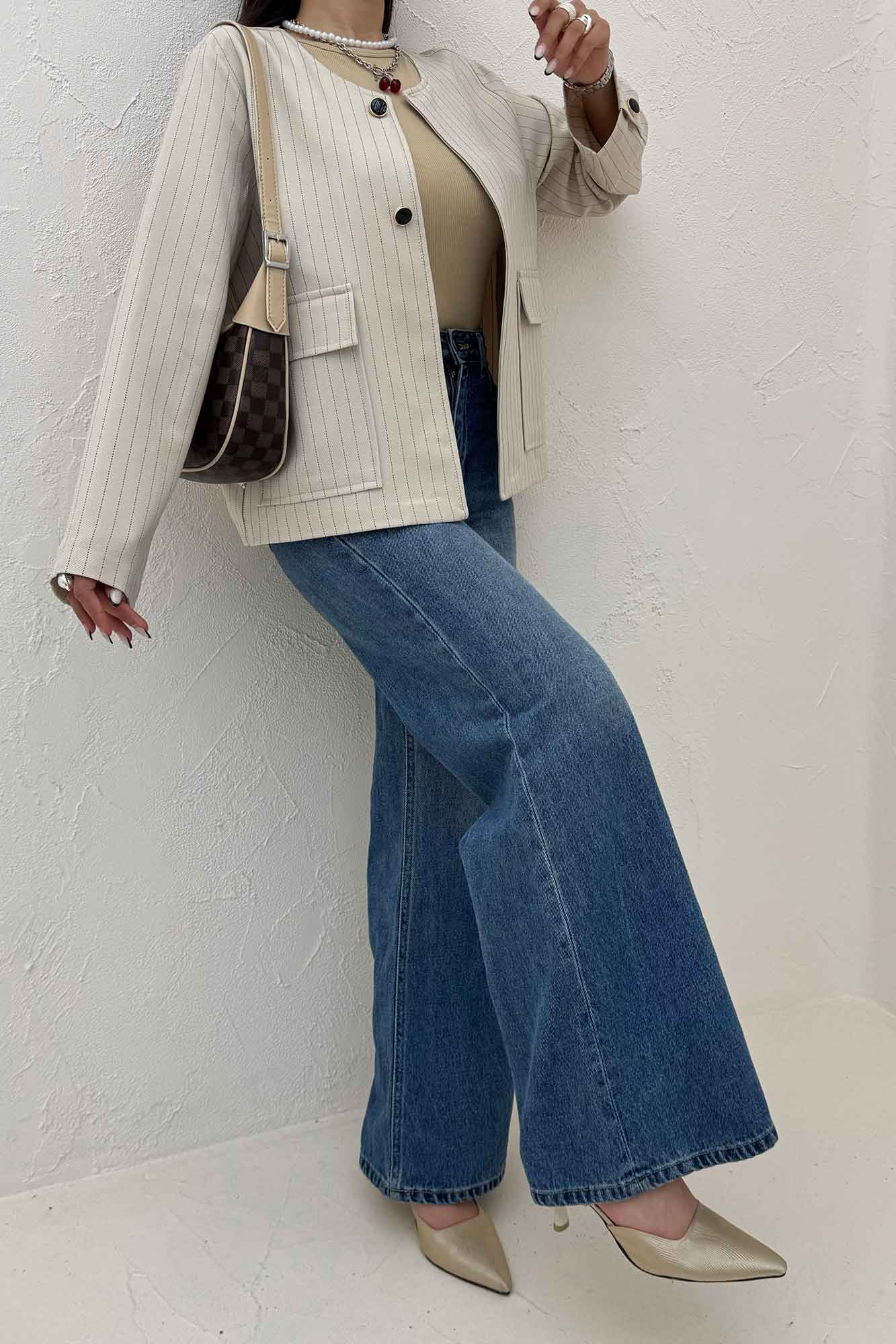 کت یقه گرد دو جیب پاکتی مازراتی دیپلمات 