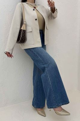 کت یقه گرد دو جیب پاکتی مازراتی دیپلمات 