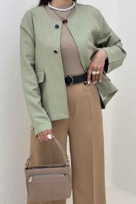 کت یقه گرد دو جیب پاکتی مازراتی دیپلمات 