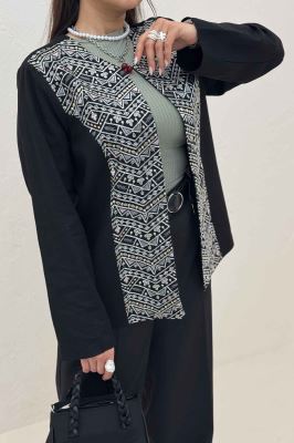 مانتو کتی لینن سوزن دوزی طرح 4