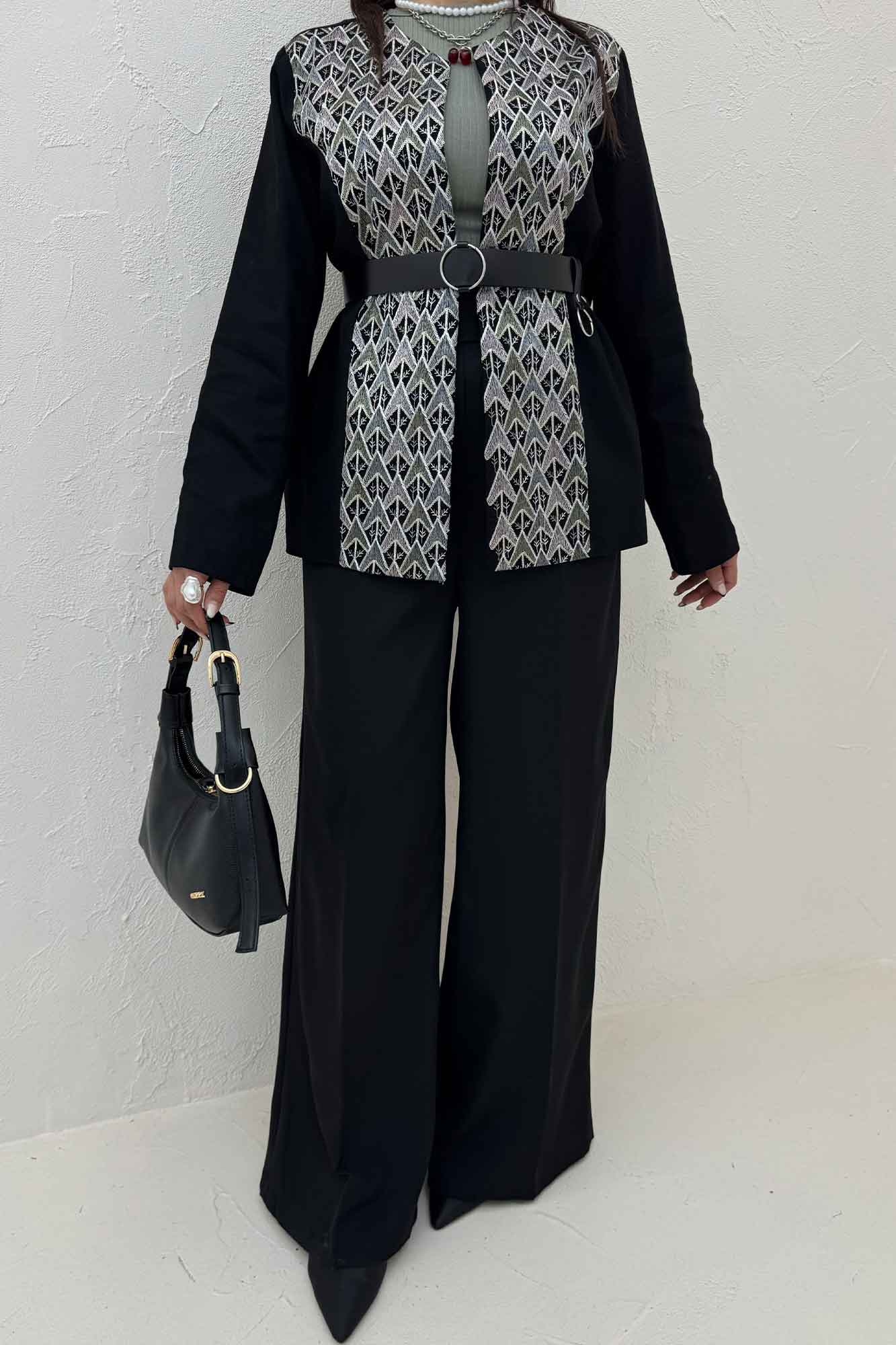 مانتو کتی لینن سوزن دوزی طرح 2