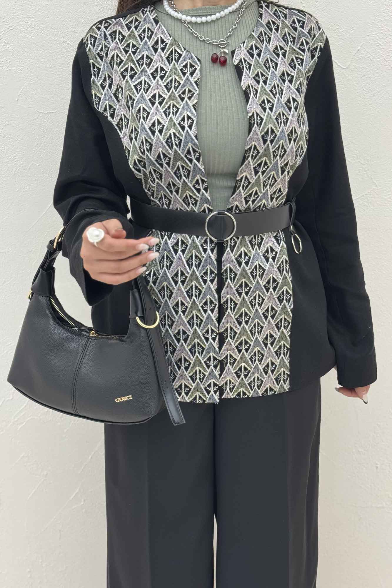 مانتو کتی لینن سوزن دوزی طرح 2