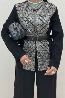 مانتو کتی لینن سوزن دوزی طرح 1