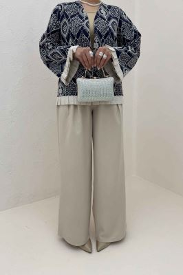 کت سوزن دوزی حاشیه پیلیسه الماس