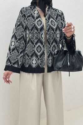 کت سوزن دوزی حاشیه پیلیسه الماس