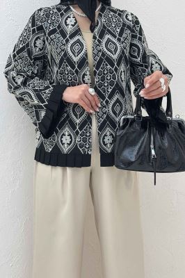 کت سوزن دوزی حاشیه پیلیسه الماس