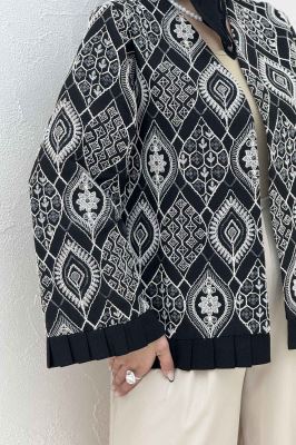 کت سوزن دوزی حاشیه پیلیسه الماس