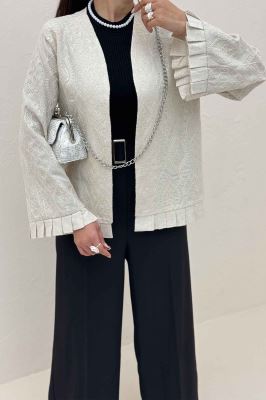 کت سوزن دوزی حاشیه پیلیسه الماس