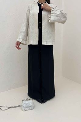 کت سوزن دوزی حاشیه پیلیسه الماس