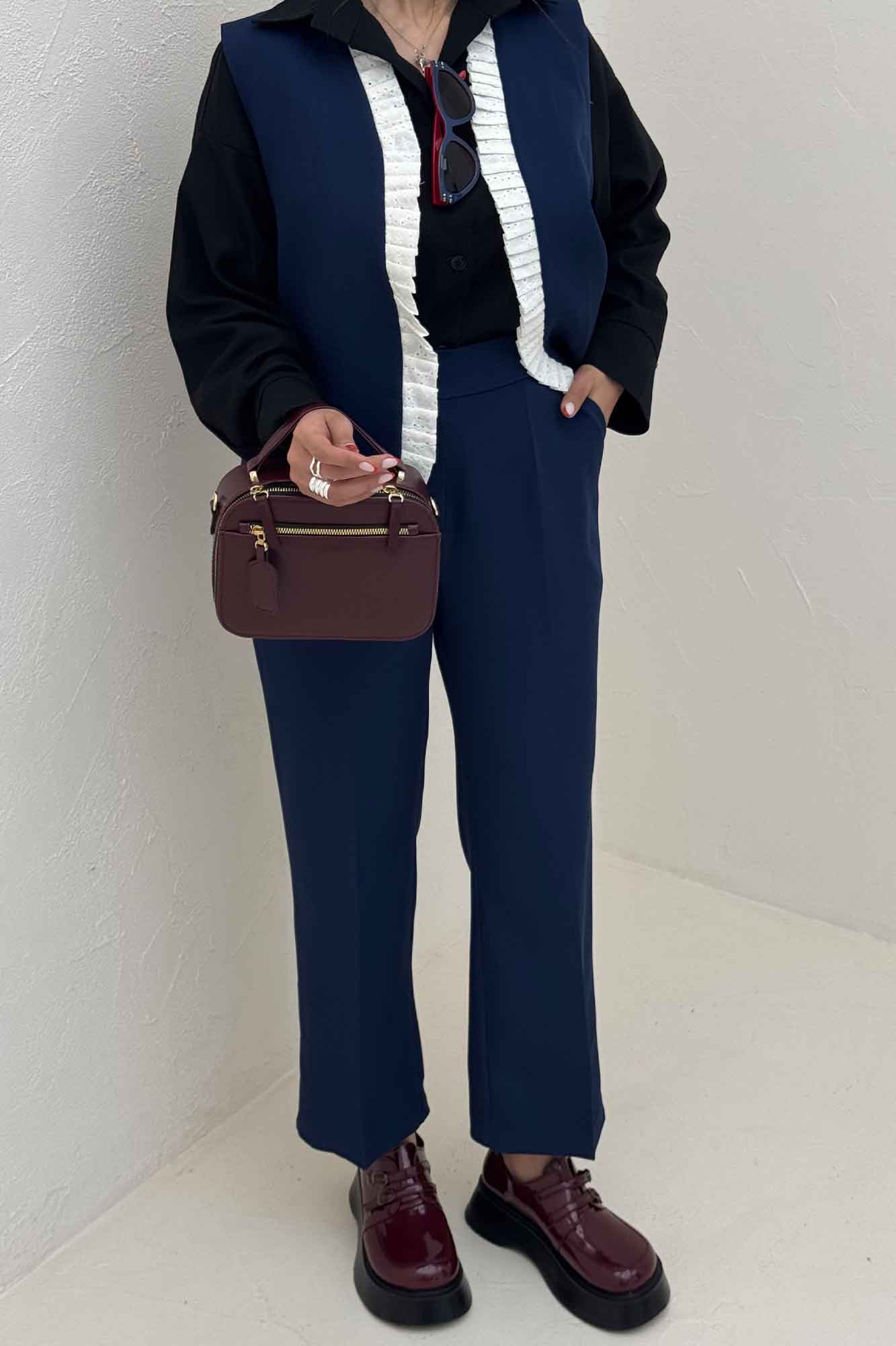 ست جلیقه و شلوار مازراتی پیلیسه تور مولر