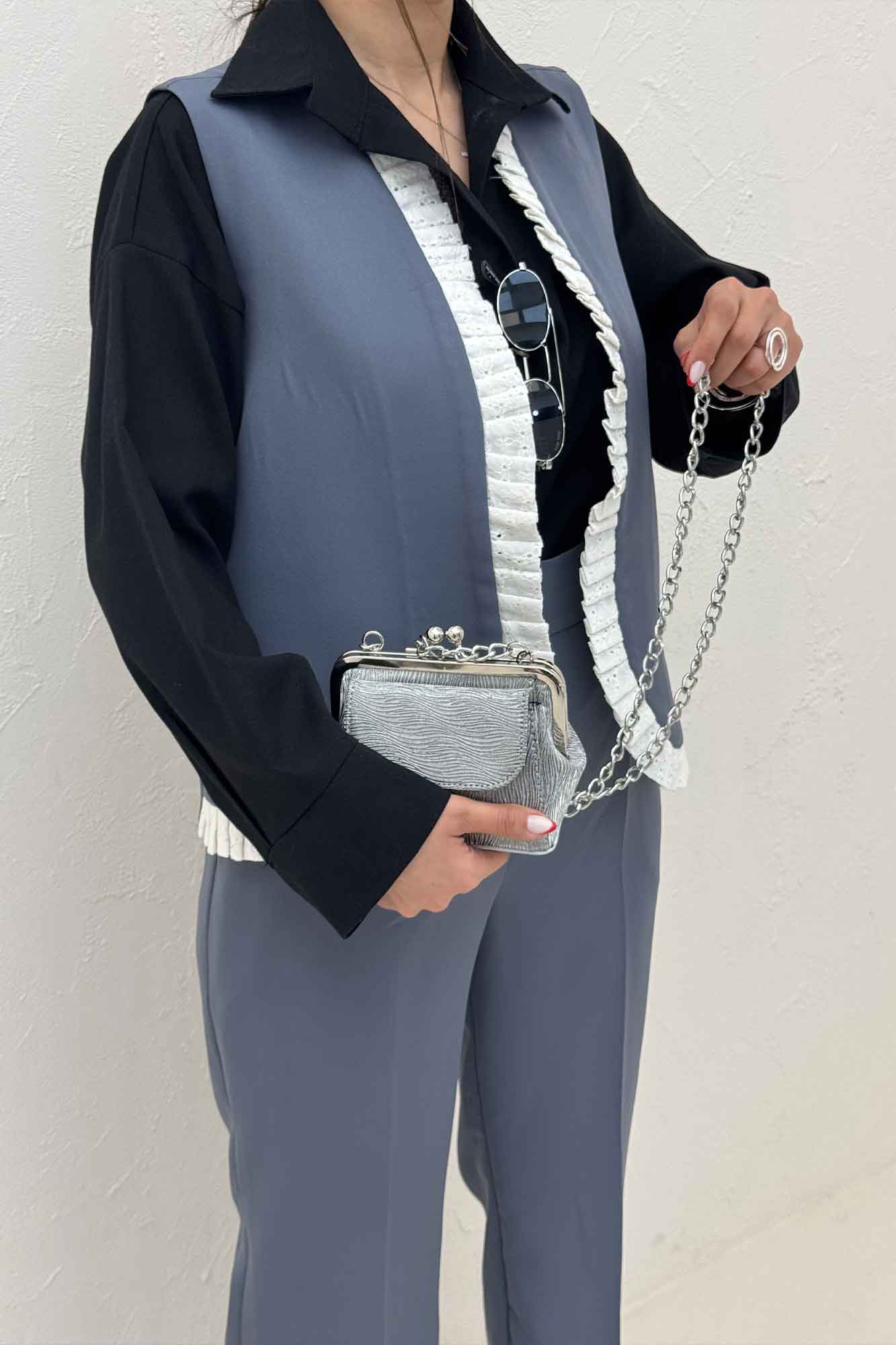 ست جلیقه و شلوار مازراتی پیلیسه تور مولر