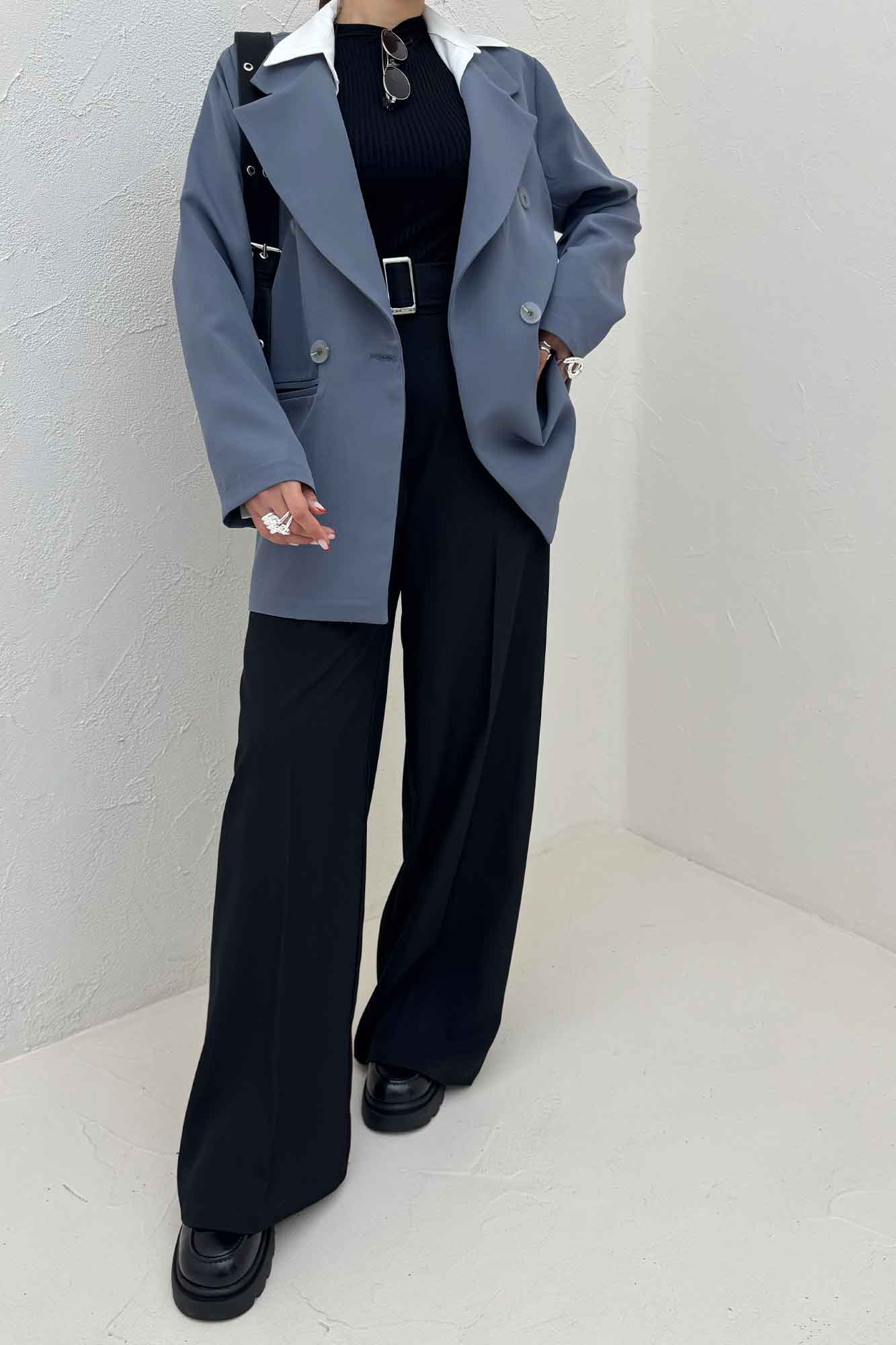 مانتو کتی مازراتی سه جیب دو دکمه