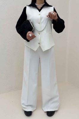 ست جلیقه و شلوار بگ مازراتی 