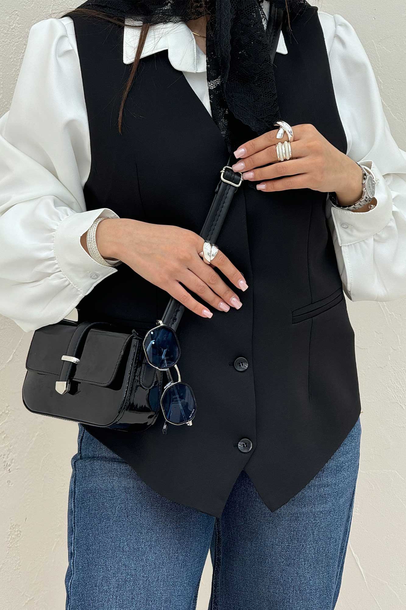 جلیقه پایین هفتی جیب فیلتو