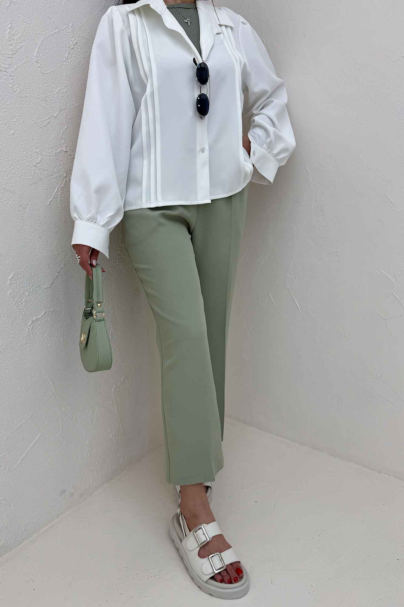 شومیز مانتویی جلو سه پیله مازراتی