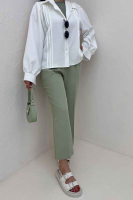 شومیز مانتویی جلو سه پیله مازراتی