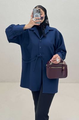 مانتو مازراتی مچ پهن جلو بنددار 