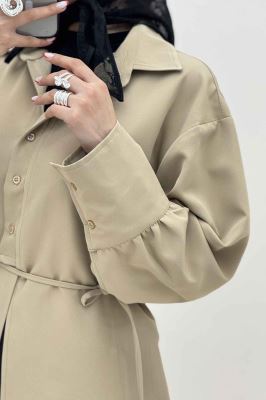 مانتو مازراتی مچ پهن جلو بنددار 