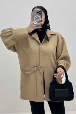 مانتو مازراتی مچ پهن جلو بنددار 