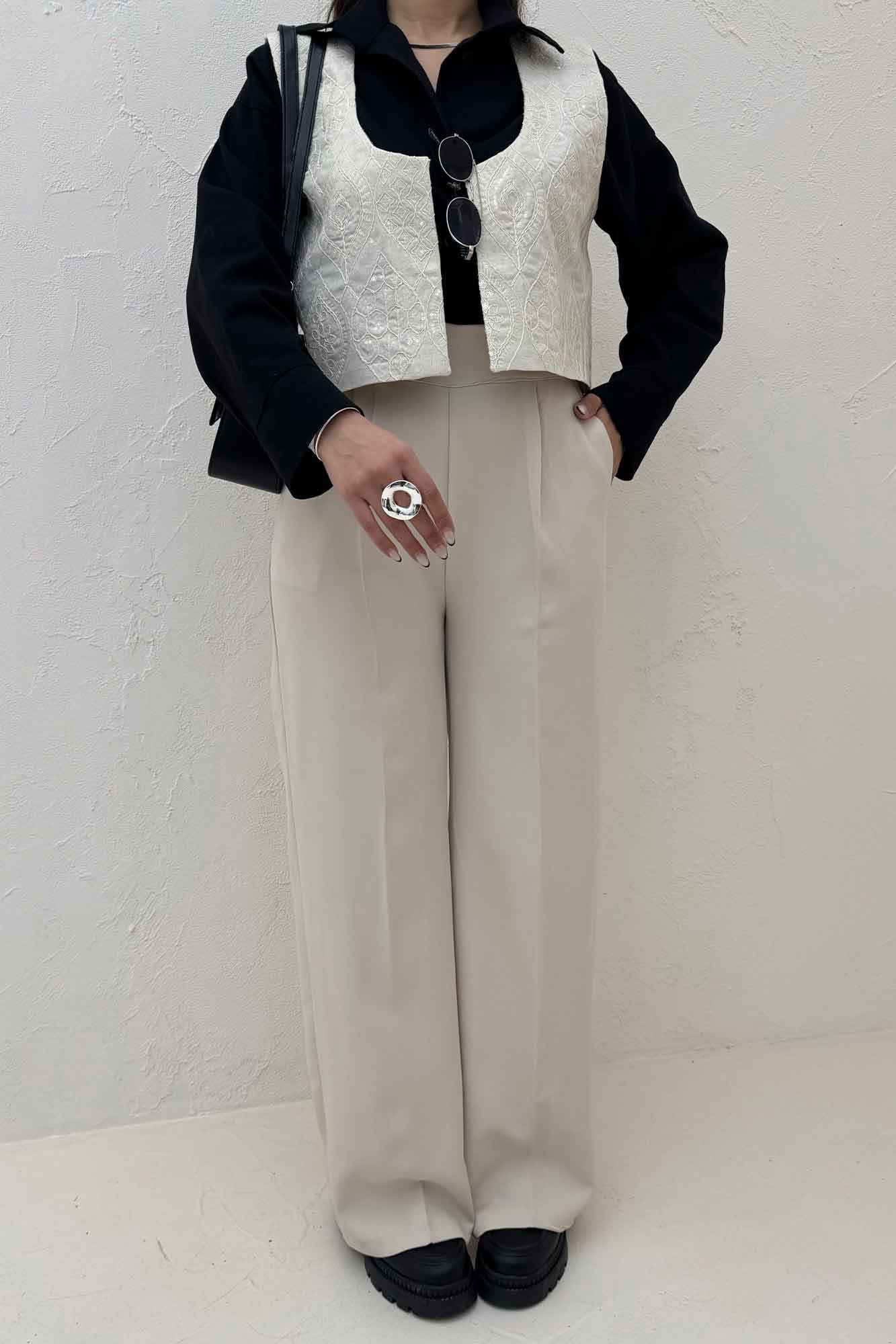 ژیله لینن سوزن دوزی MIRALL