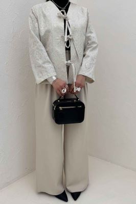 کت سوزن دوزی بنددار MIDNIGHT