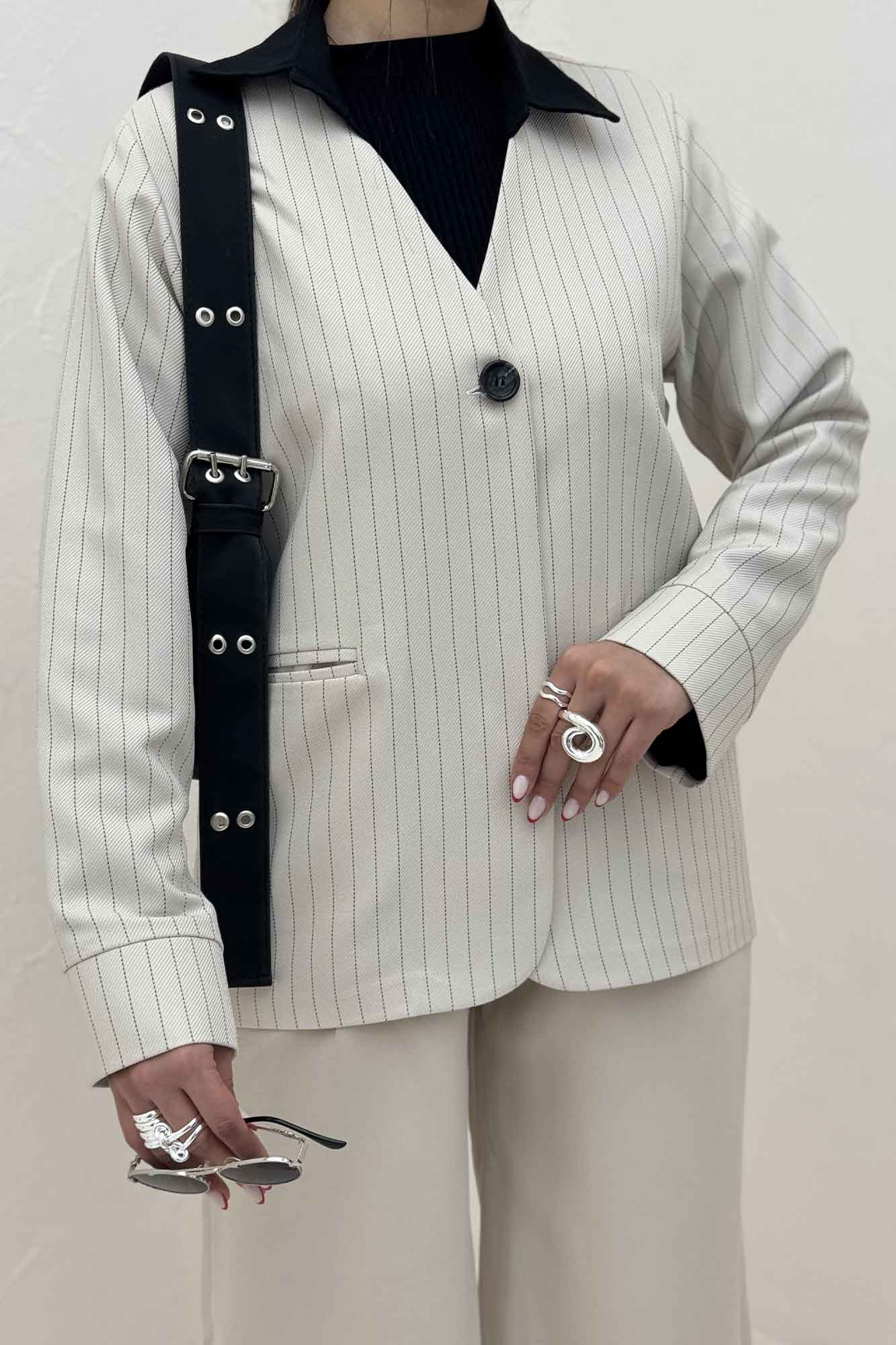 کت مازراتی دیپلمات تک دکمه MONICA