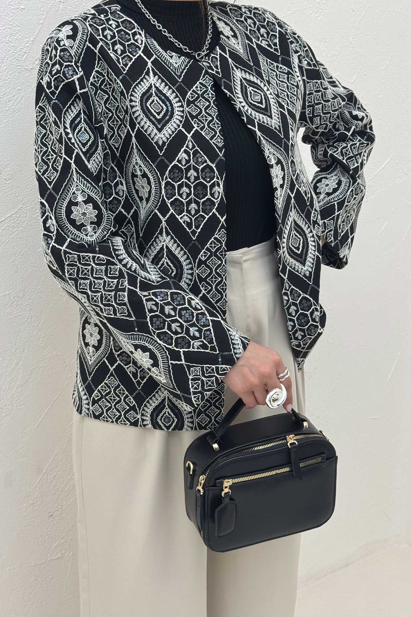 کت تمام سوزن دوزی SELENA