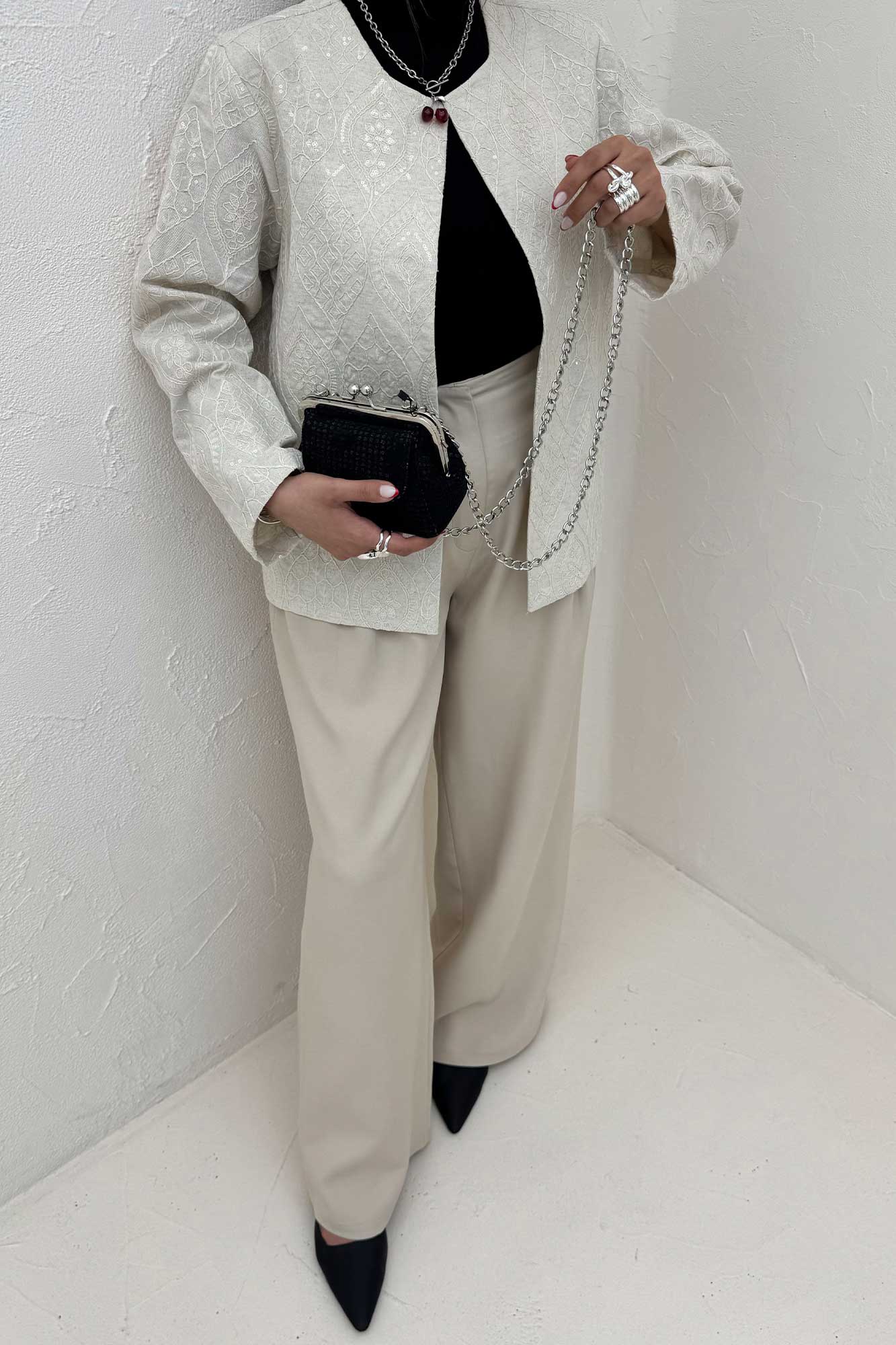 کت تمام سوزن دوزی SELENA