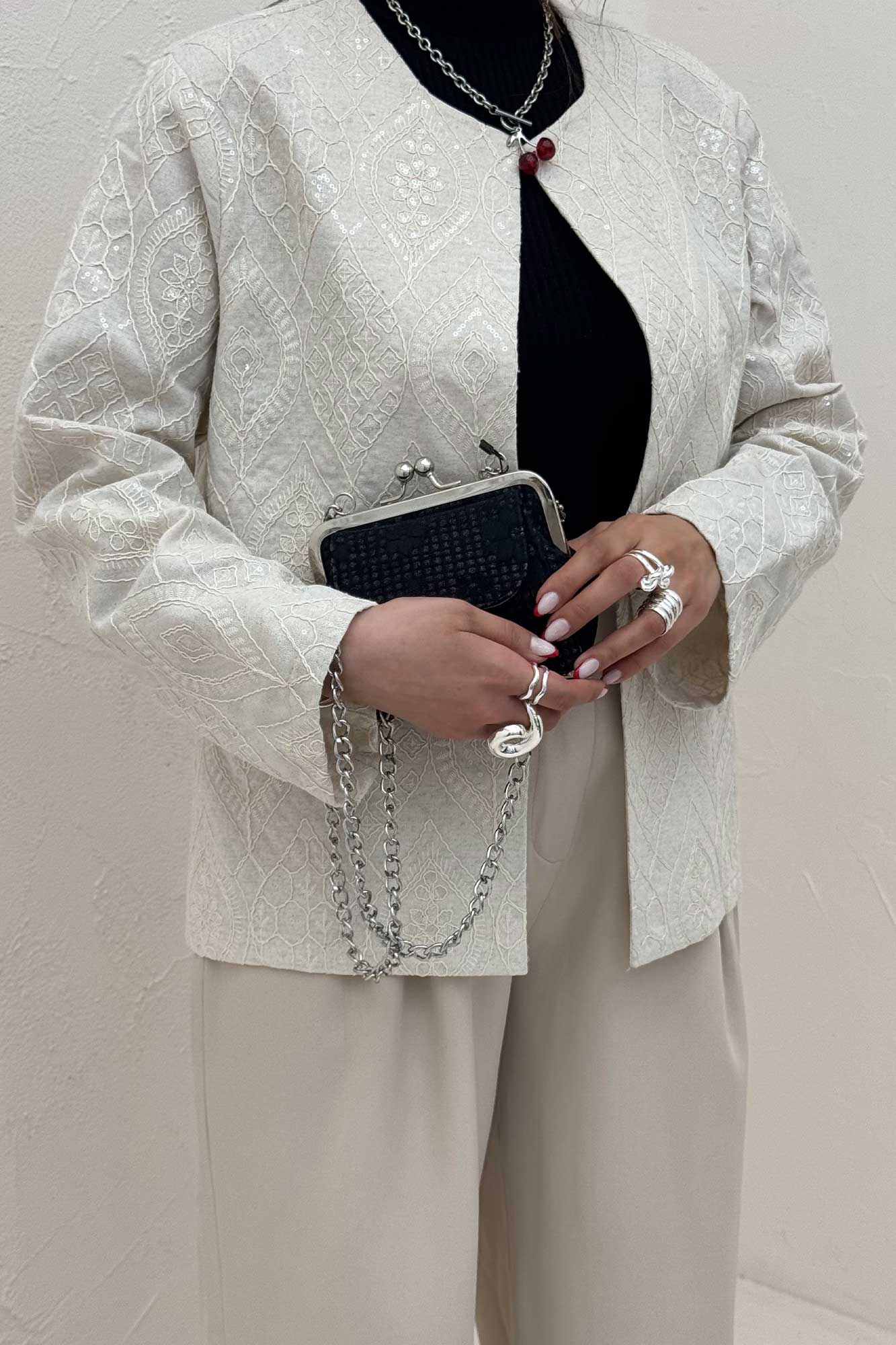 کت تمام سوزن دوزی SELENA