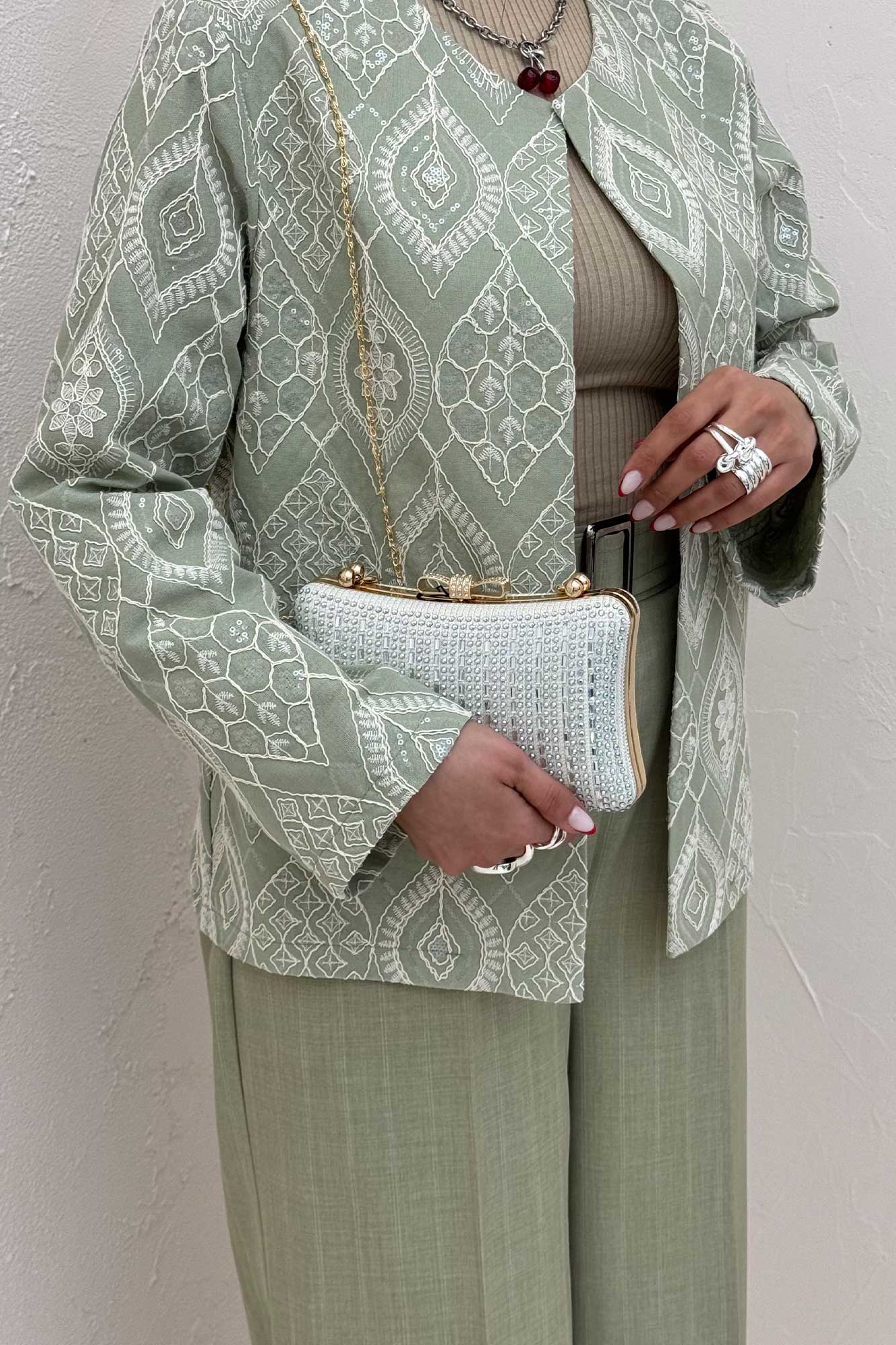 کت تمام سوزن دوزی SELENA