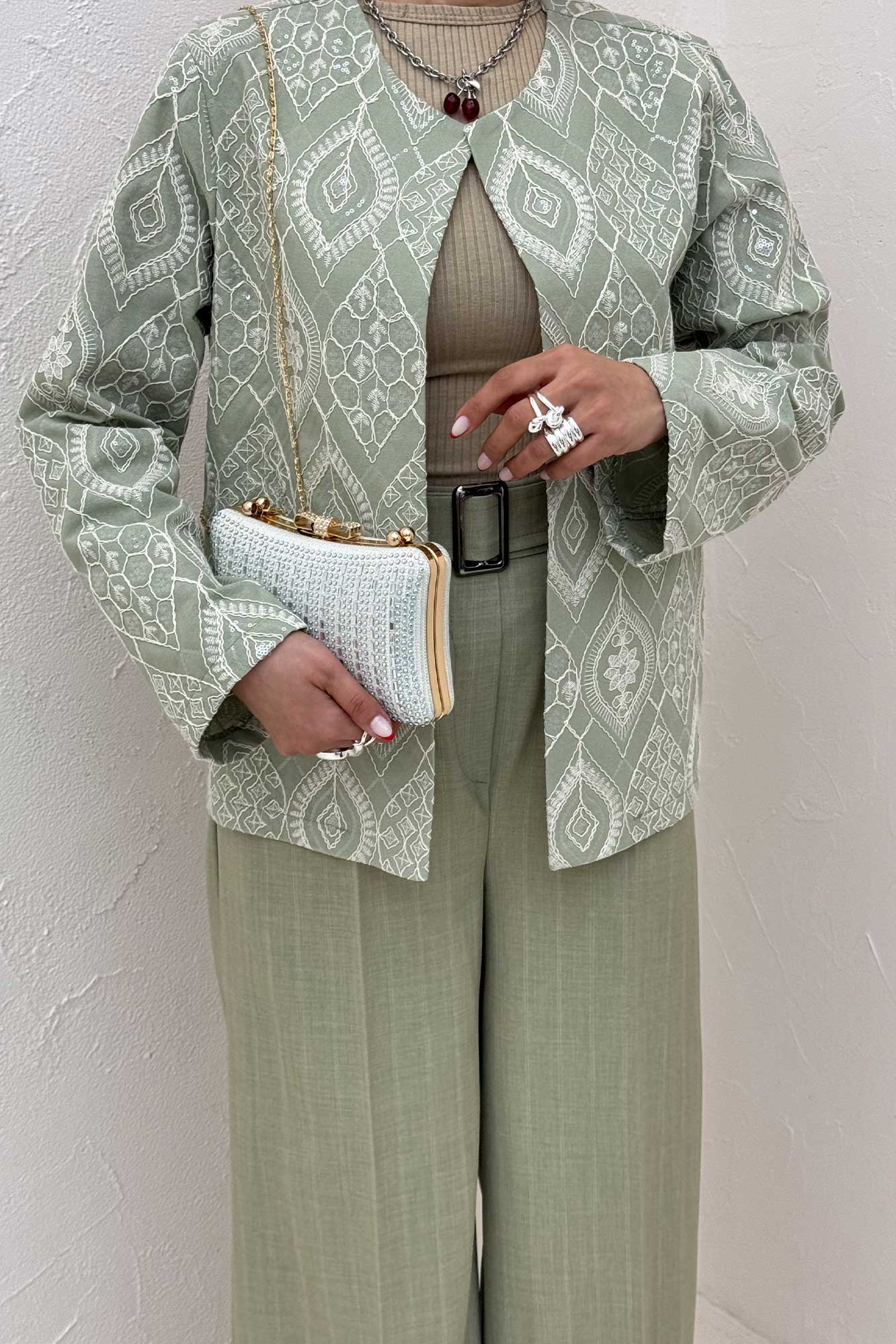 کت تمام سوزن دوزی SELENA