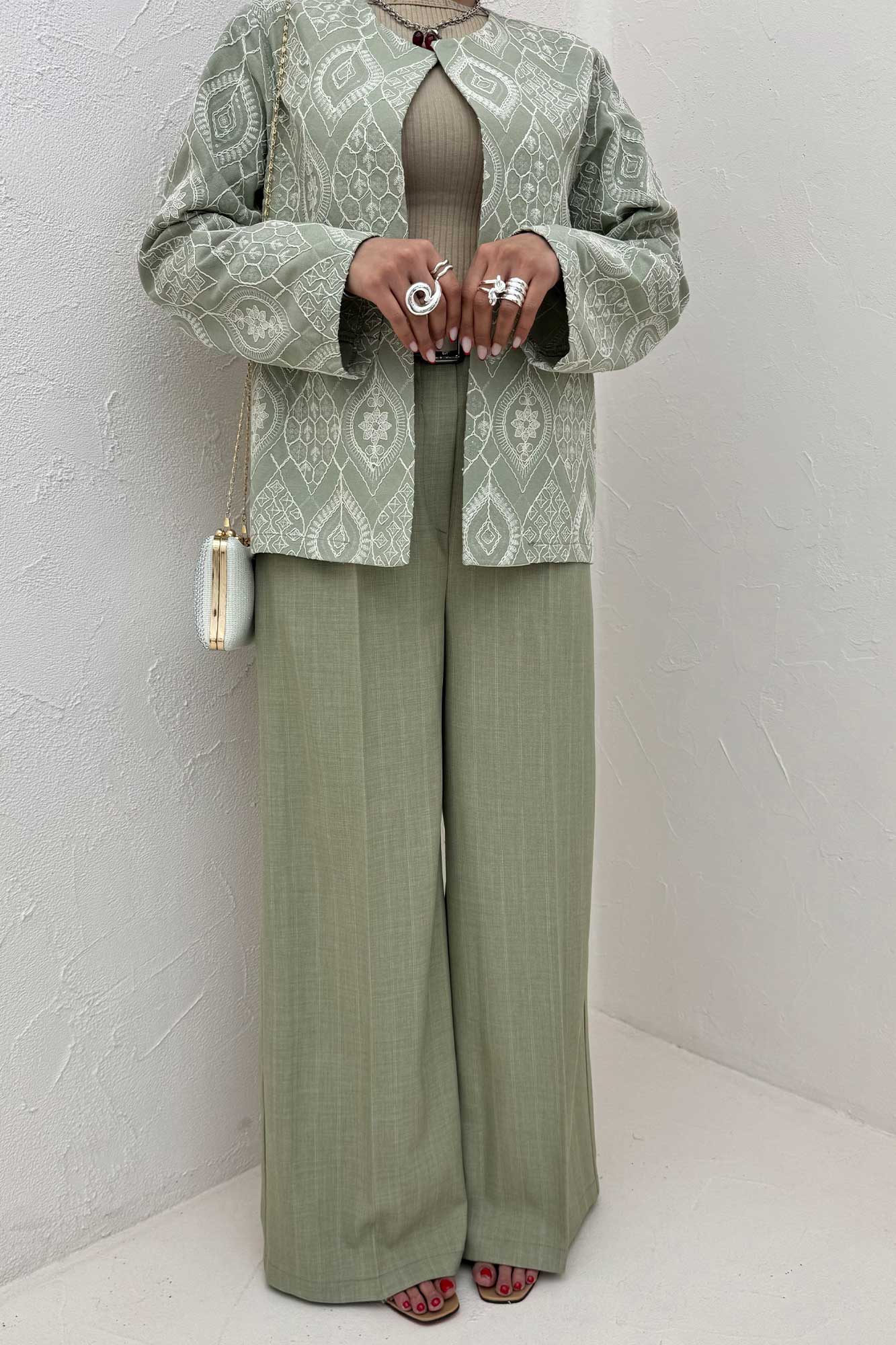 کت تمام سوزن دوزی SELENA