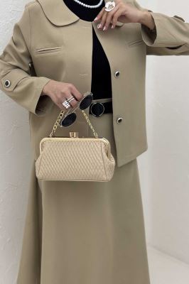 ست کت دامن مازراتی یقه ب ب NICKS