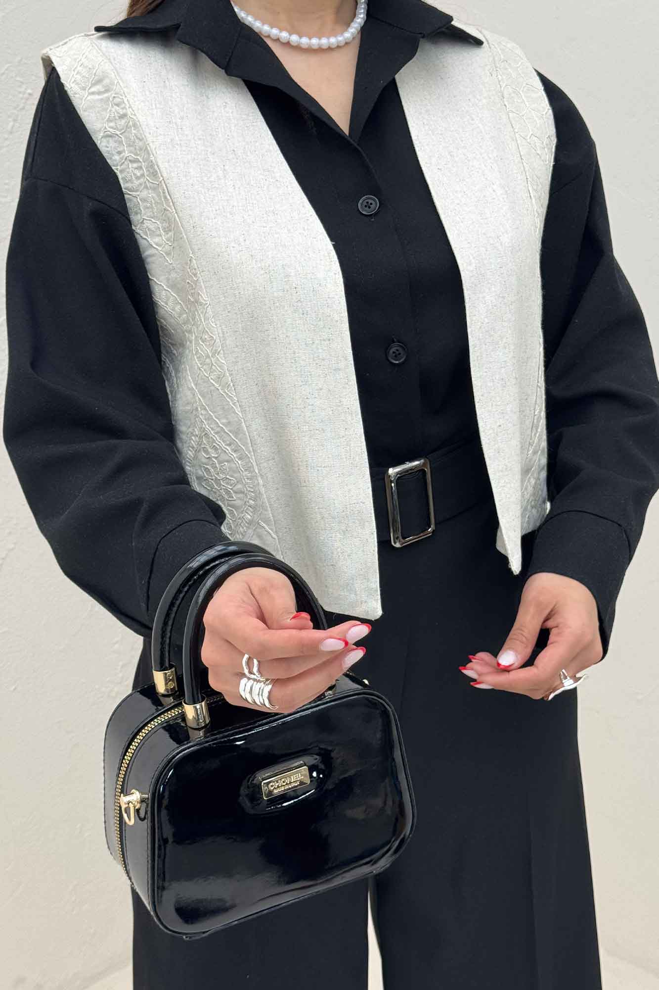 ژیله لینن تیکه سوزن دوزی کد 200