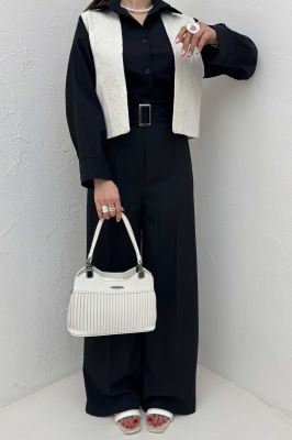 ژیله لینن تیکه سوزن دوزی کد 100