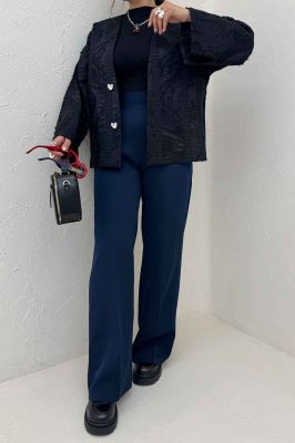 کت ژاکارد ریش ADELIA