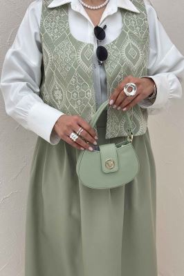 ست ژیله و دامن مازراتی سوزن دوزی ژانت