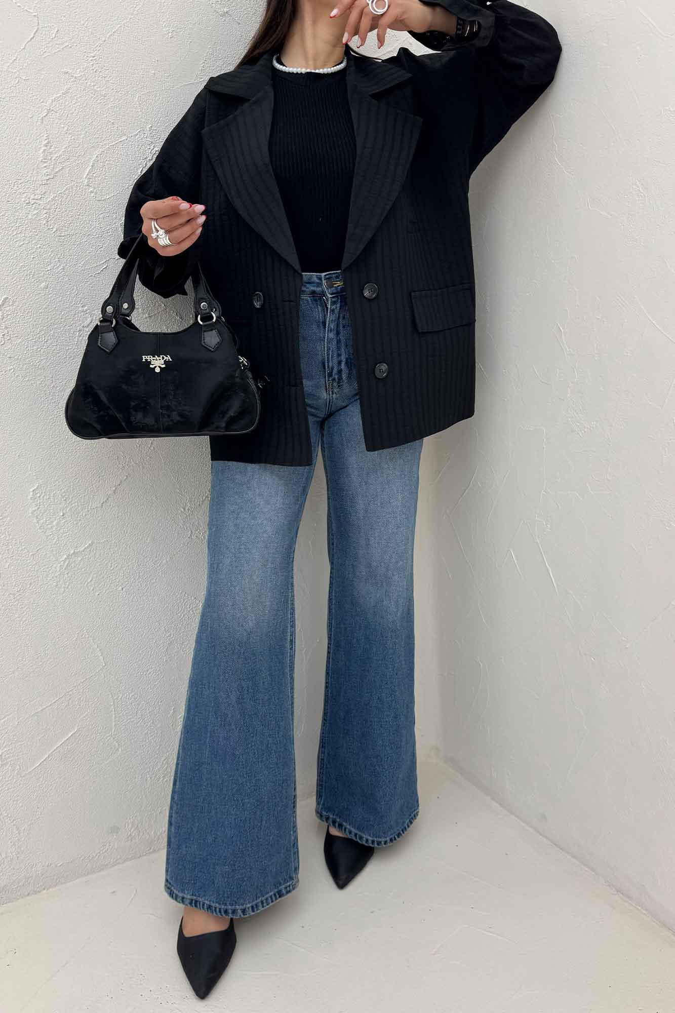 کت چهار دکمه شانتون زیپی آستین بنددار 