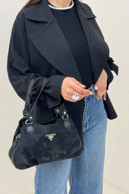 کت چهار دکمه شانتون زیپی آستین بنددار 