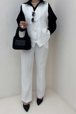 ست جلیقه و شلوار پایین هفتی کریشه