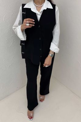 ست جلیقه و شلوار پایین هفتی کریشه