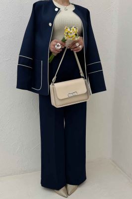 کت مازراتی کجراه مغزی دوزی دو جیب کارلو