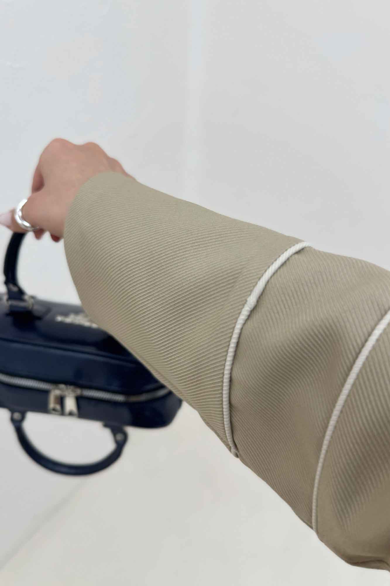 کت مازراتی کجراه مغزی دوزی دو جیب کارلو