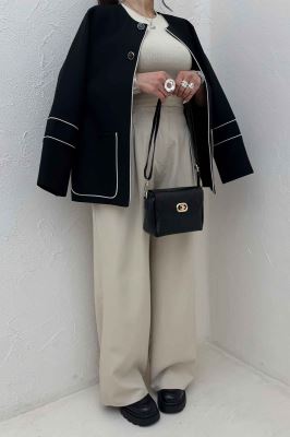 کت مازراتی کجراه مغزی دوزی دو جیب کارلو