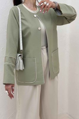 کت مازراتی کجراه مغزی دوزی دو جیب کارلو