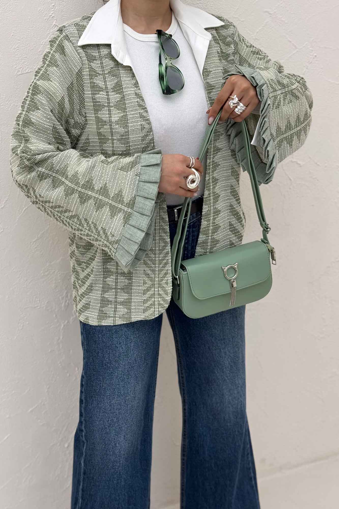 کت مراکشی سر آستین پیله نیل