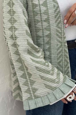 کت مراکشی سر آستین پیله نیل