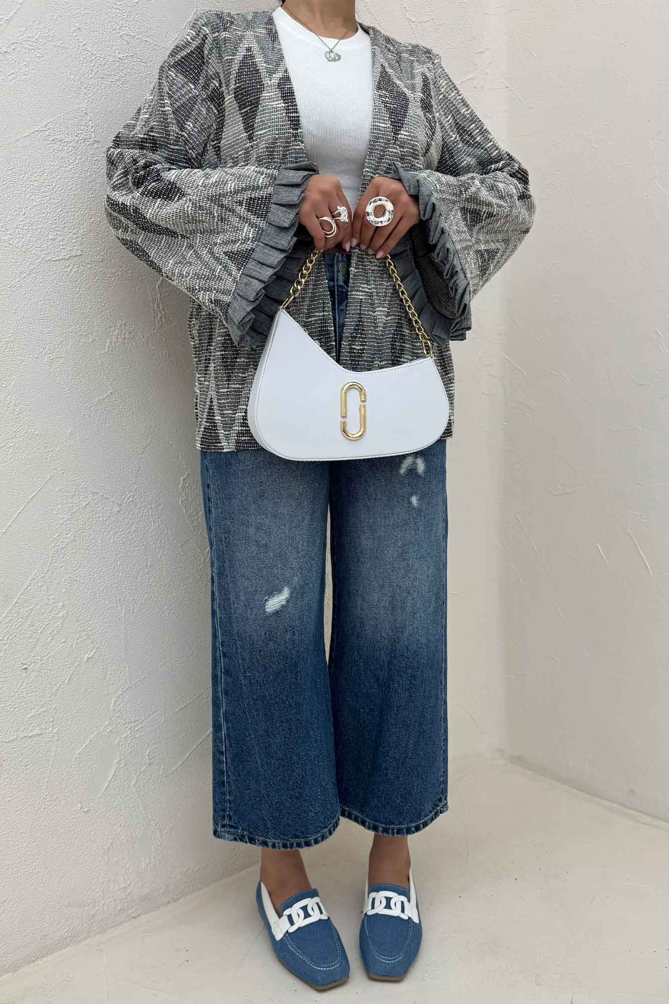 کت مراکشی سر آستین پیله نیل