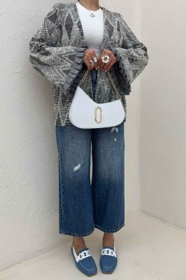 کت مراکشی سر آستین پیله نیل